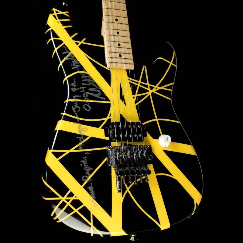 Charvel EVH Art Series Grand Rapids MI Black & Yellow 2004 Used — 1