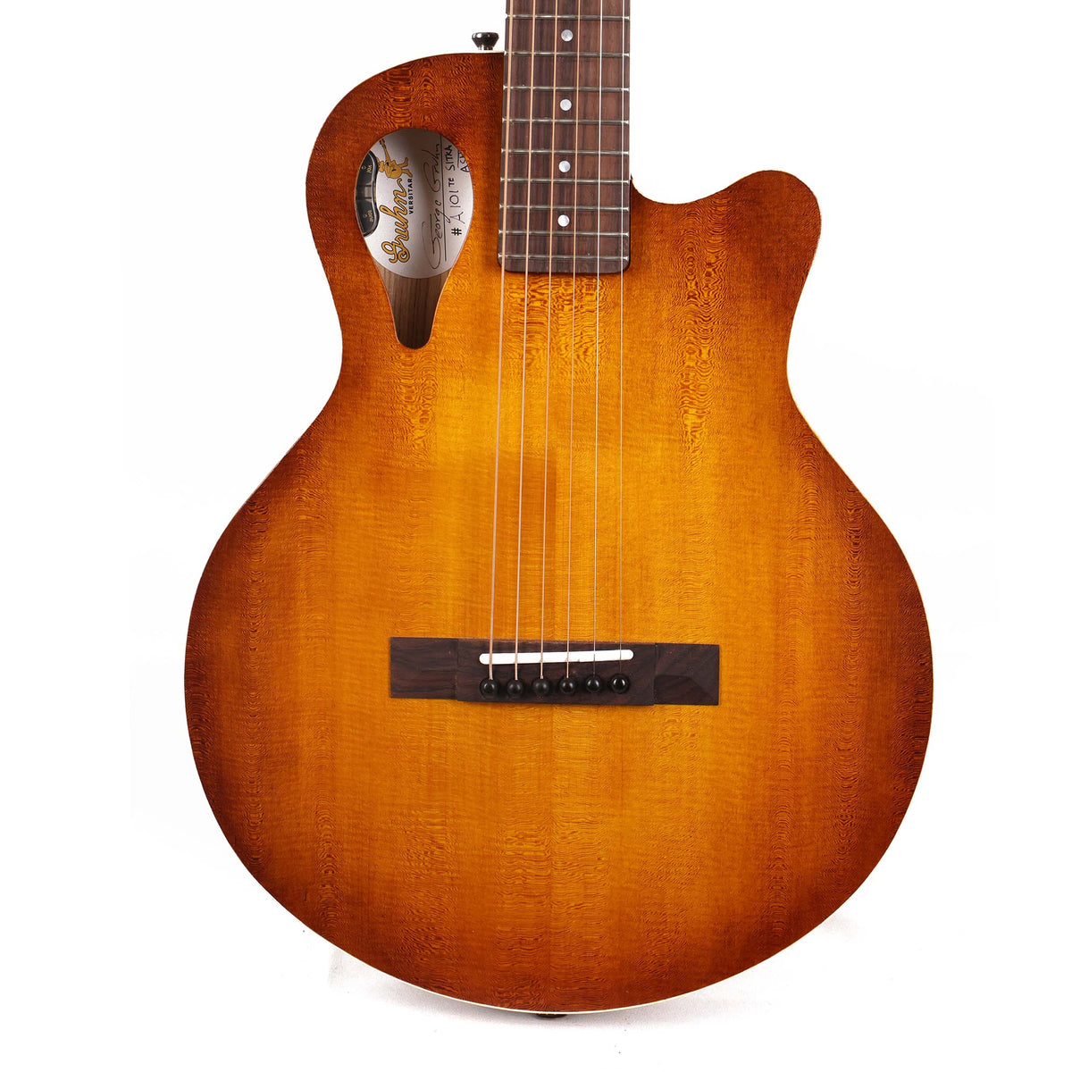 Gruhn Versitar Thinline Acoustic-Electric Sunburst Sitka Spruce and Ash — 1