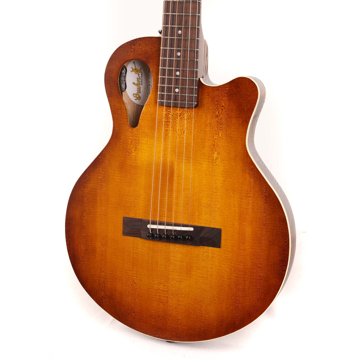 Gruhn Versitar Thinline Acoustic-Electric Sunburst Sitka Spruce and Ash — 5