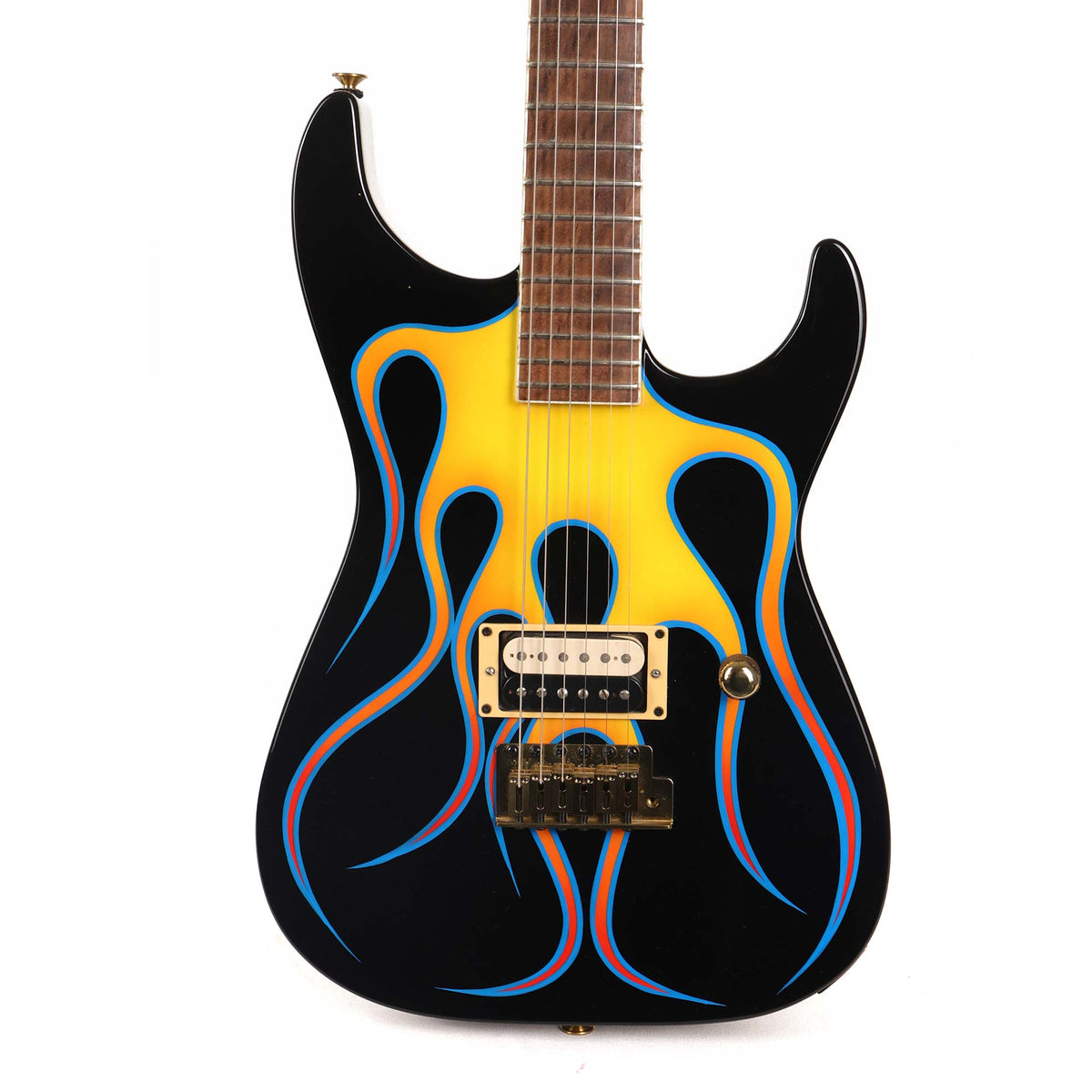 1982 Jackson Pre-Production Soloist Mike Learn Hot Rod Flames — 1