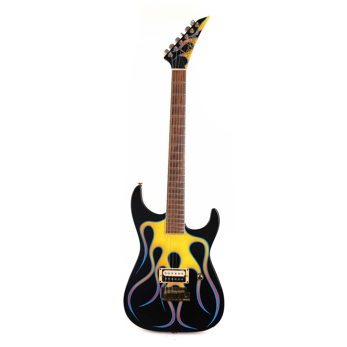 1982 Jackson Pre-Production Soloist Mike Learn Hot Rod Flames — 2