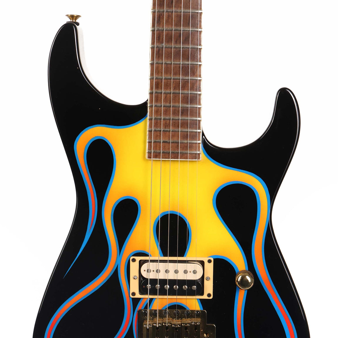 jackson ギター 1982 Jackson Pre-Production Soloist Mike Learn Hot Rod Flames