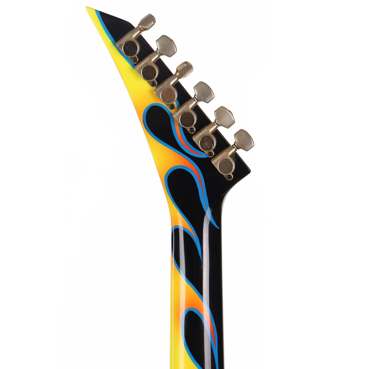 1982 Jackson Pre-Production Soloist Mike Learn Hot Rod Flames — 7