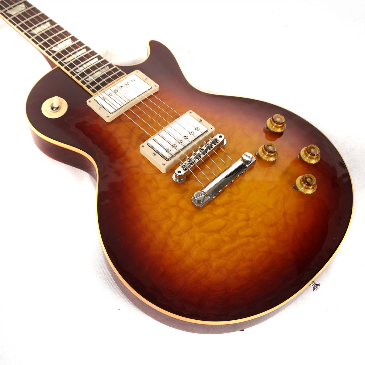 Gibson Custom Shop 1959 Les Paul Standard Reissue Gloss 7A Quilt Top Huber Burst 2022 — 5