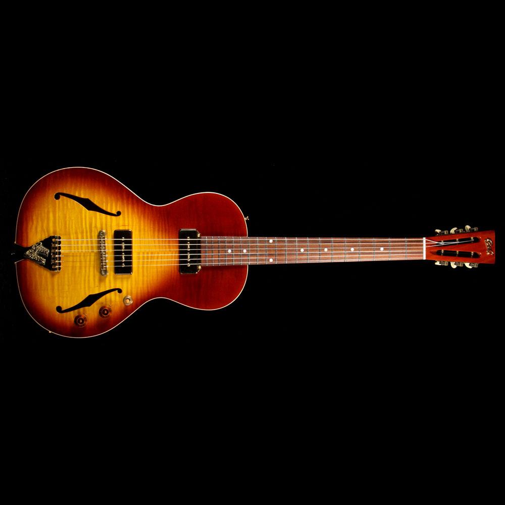 B&G Guitars Little Sister Electric Guitar Tobacco Burst — 2