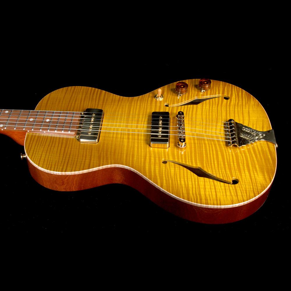 B&G Guitars Little Sister Private Build Electric Guitar Lemon Burst — 4