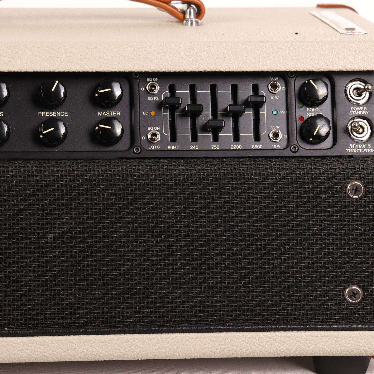 Mesa Boogie Mark Five: 35 Guitar Amplifier Head White Used — 4