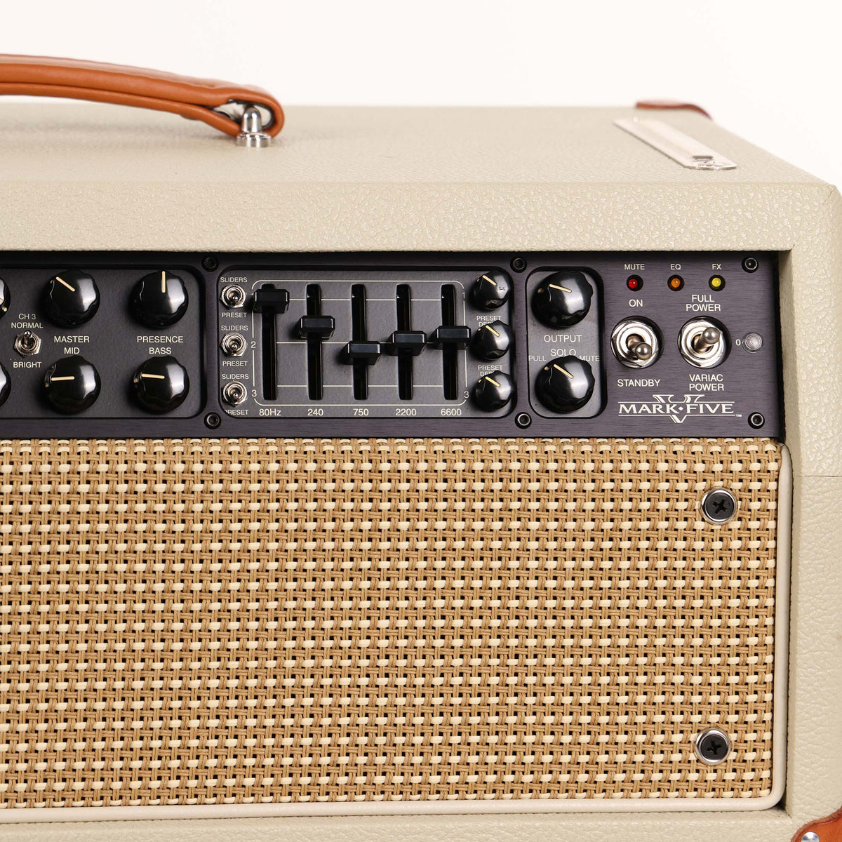 Mesa Boogie Mark V Guitar Amplifier Head White Used — 4