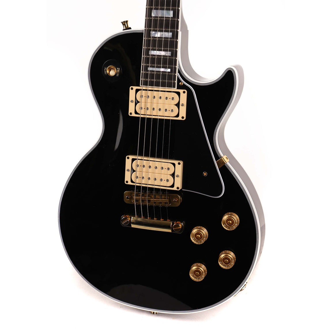 最終値下げ Gibson Custom Shop Les Paul Custom Gibson Custom Shop Les Paul Custom Ebony 2023 Headstock