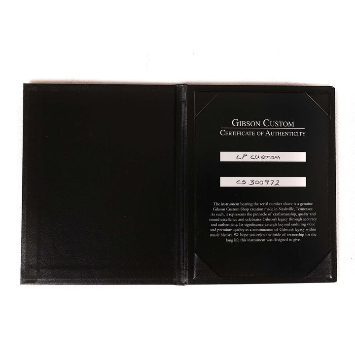 Gibson Custom Shop Les Paul Custom Ebony 2023 Headstock Repair