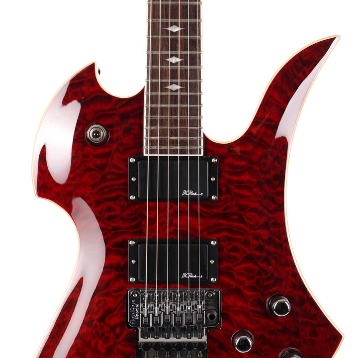 B.C. Rich Mockingbird Pro X Trans Red Quilt 2013