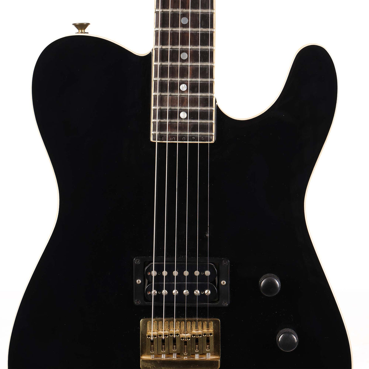 1983 Jackson "Heaven" Tele Black with White Binding — 4