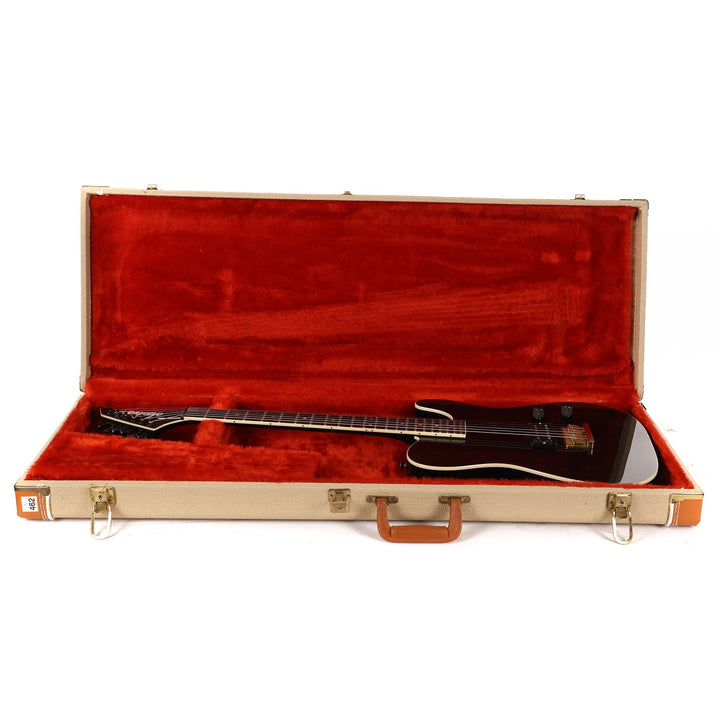 1983 Jackson Heaven Tele Black with White Binding