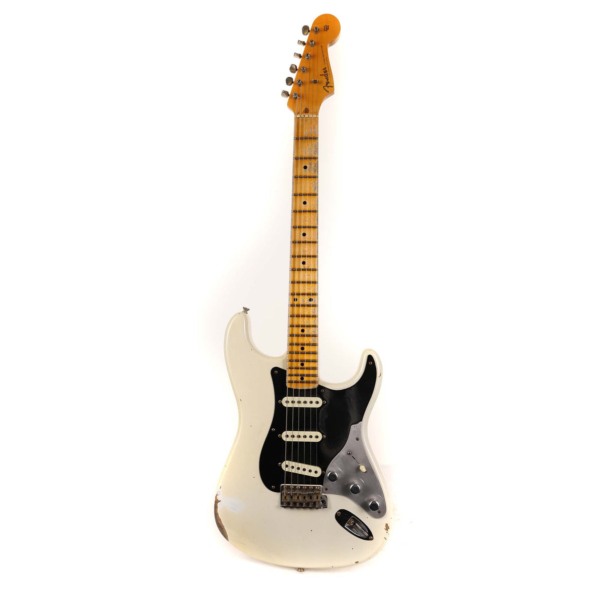 Fender Custom Shop Limited Poblano II Stratocaster Relic Aged Olympic White 2021 — 2