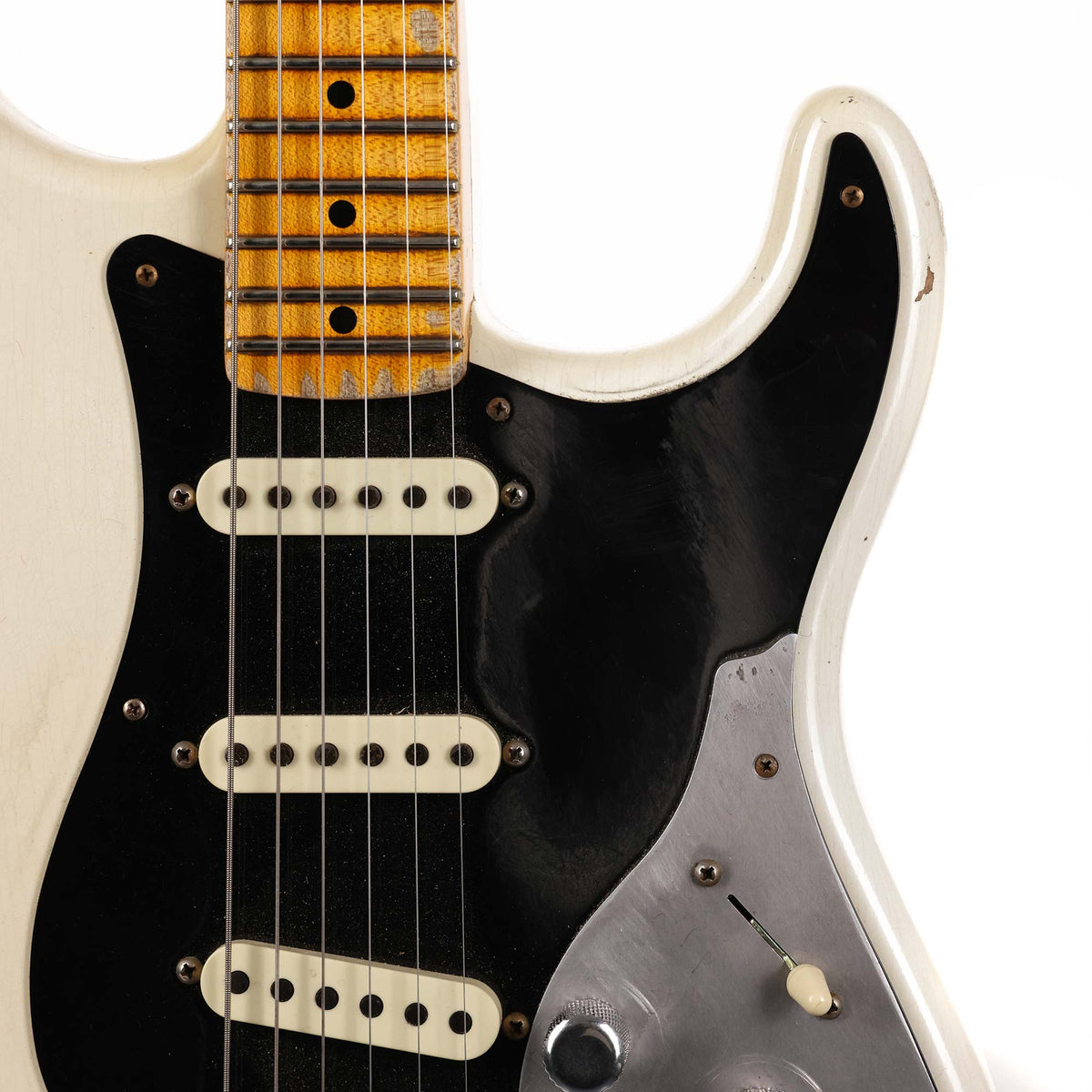 Fender Custom Shop Limited Poblano II Stratocaster Relic Aged Olympic White 2021 — 6