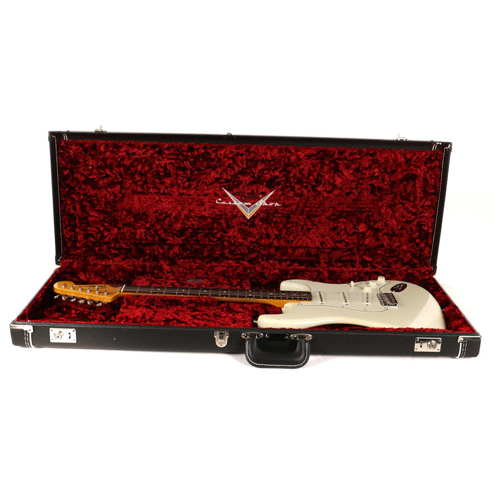 Fender Custom Shop Postmodern Stratocaster Electric Guitar Journeyman Relic Aged Olympic White