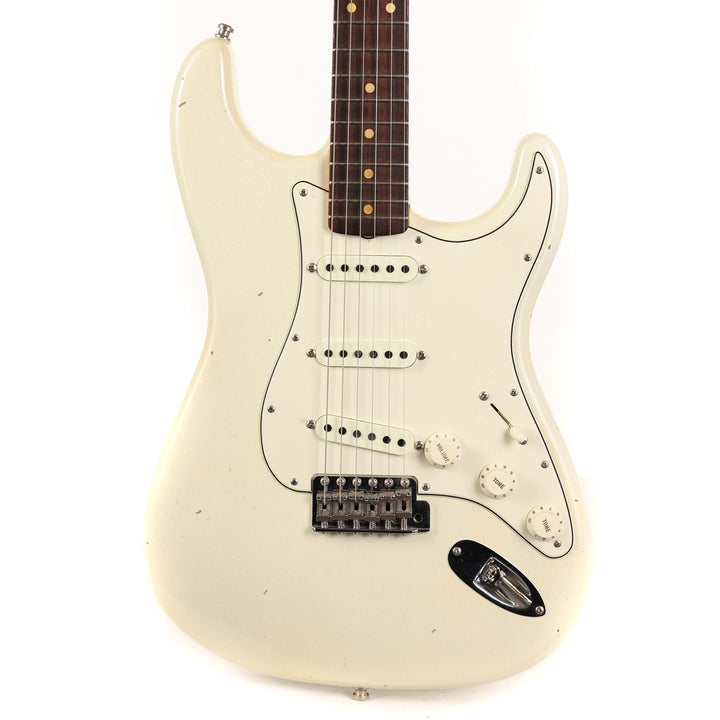 Fender Custom Shop Postmodern Stratocaster Electric Guitar Journeyman Relic Aged Olympic White