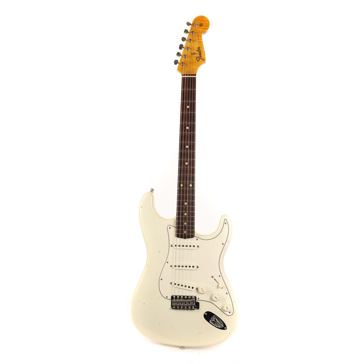 Fender Custom Shop Postmodern Stratocaster Electric Guitar Journeyman Relic Aged Olympic White