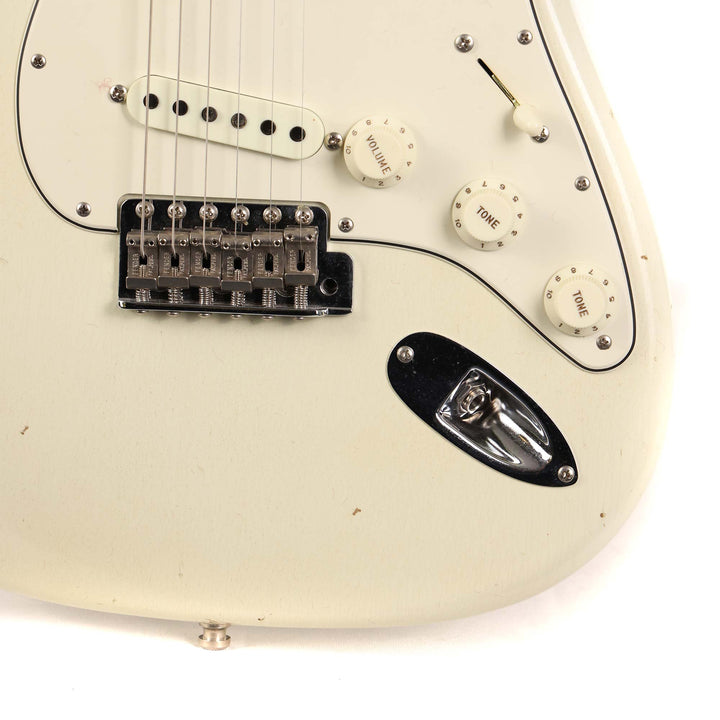 Fender Custom Shop Postmodern Stratocaster Electric Guitar Journeyman Relic Aged Olympic White