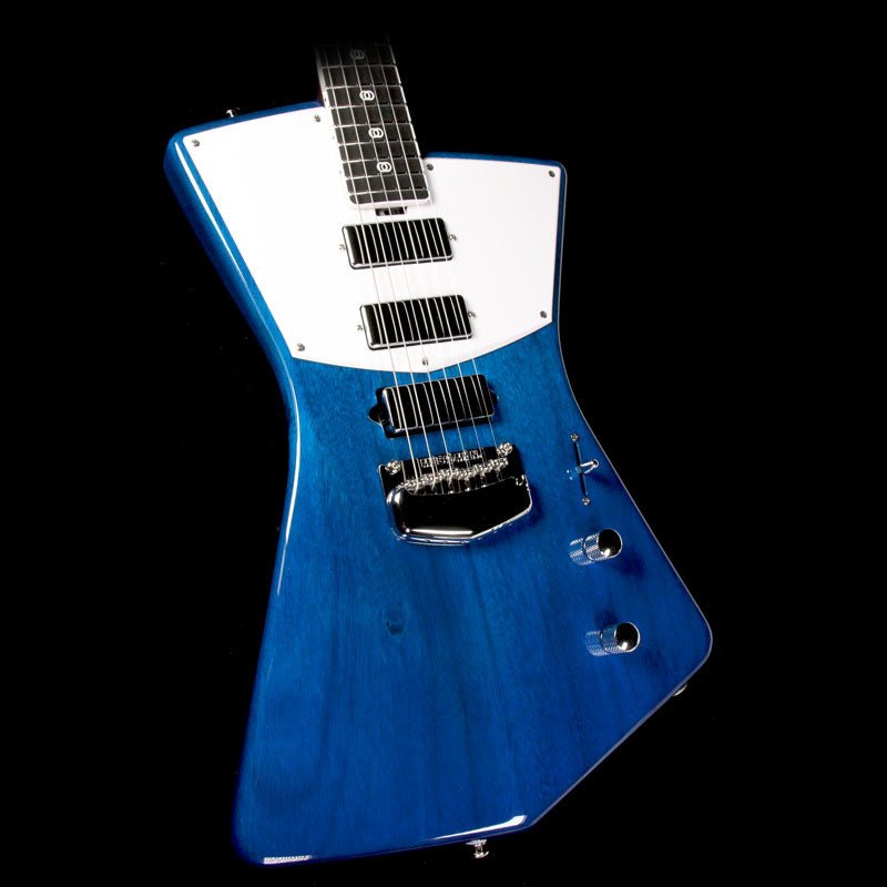Ernie Ball Music Man Ball Family Reserve St. Vincent Signature Electric Guitar Transparent Blue — 1