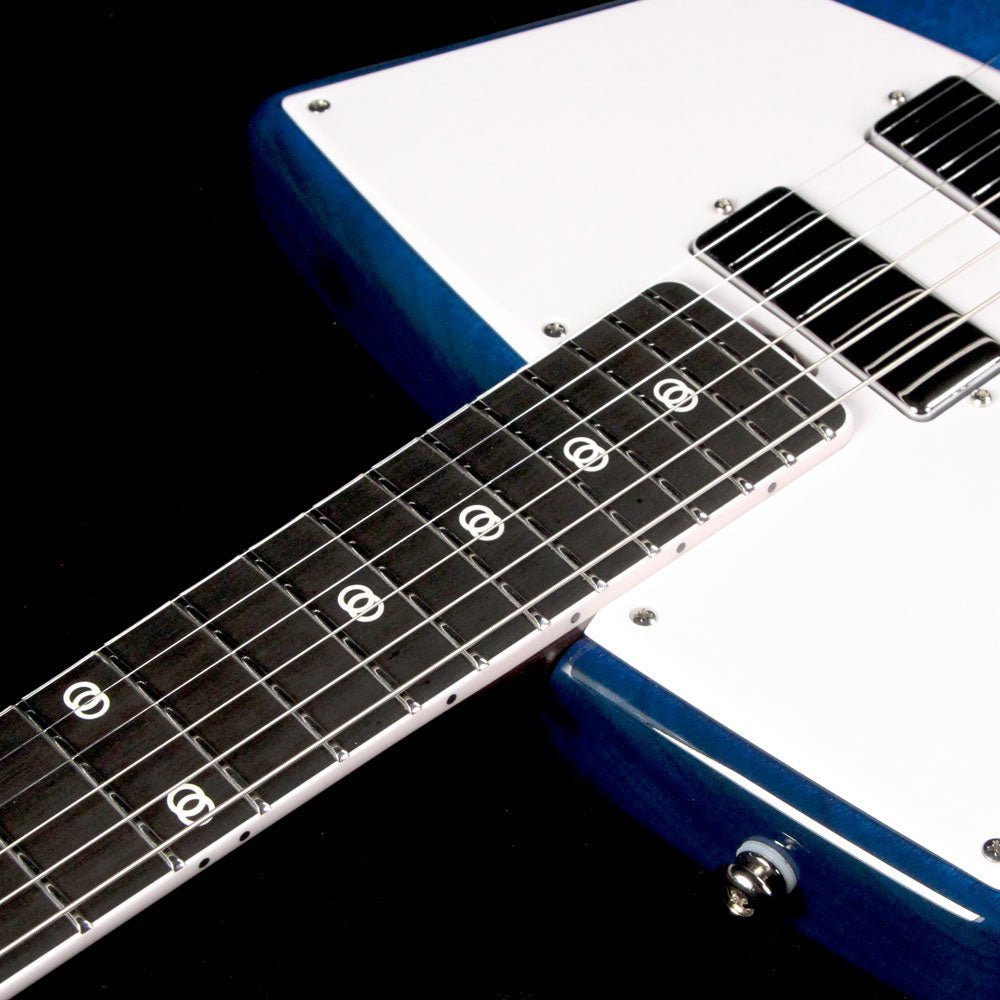 Ernie Ball Music Man Ball Family Reserve St. Vincent Signature Electric Guitar Transparent Blue — 6