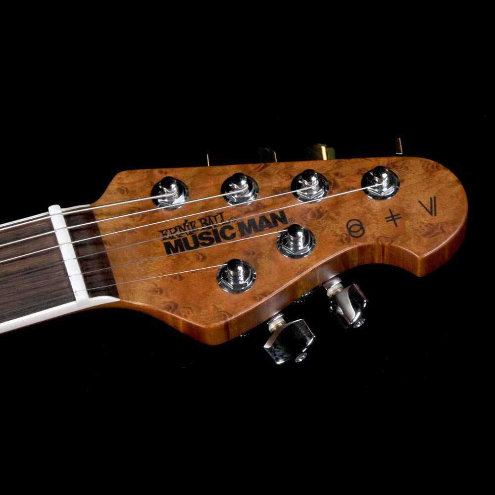 Ernie Ball Music Man Ball Family Reserve St. Vincent Signature Electric Guitar Light Trans Gold — 4