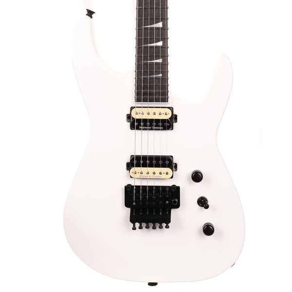 Jackson Custom Shop Reverse Headstock Soloist Snow White