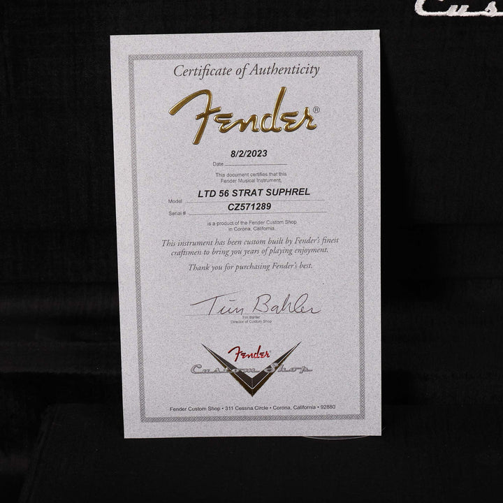 Fender Custom Shop Limited Edition 1956 Stratocaster Super Heavy Relic Aged India Ivory 2023