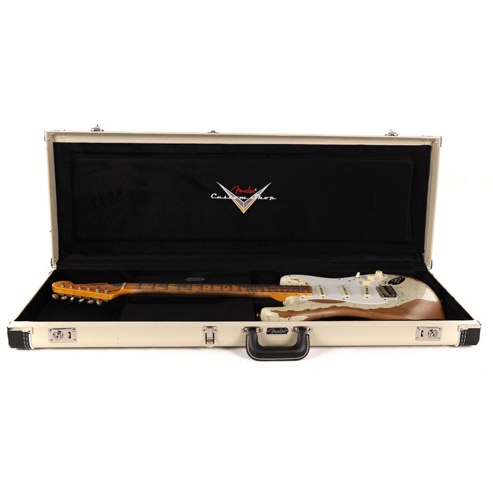 Fender Custom Shop Limited Edition 1956 Stratocaster Super Heavy Relic Aged India Ivory 2023