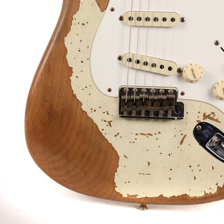 Fender Custom Shop Limited Edition 1956 Stratocaster Super Heavy Relic Aged India Ivory 2023