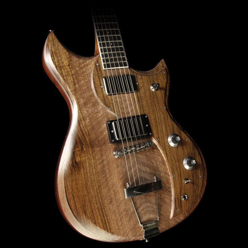 Dunable Cyclops Electric Guitar English Walnut and Figured Mahogany — 1