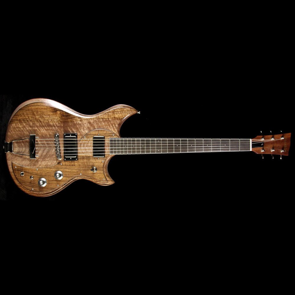 Dunable Cyclops Electric Guitar English Walnut and Figured Mahogany — 2