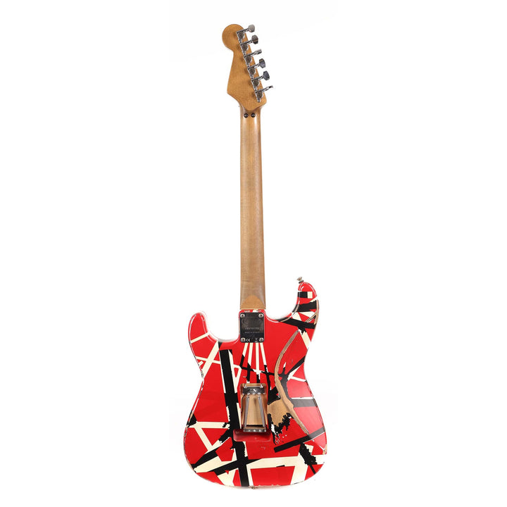 EVH Striped Series Frankie Red/White/Black Relic 2021