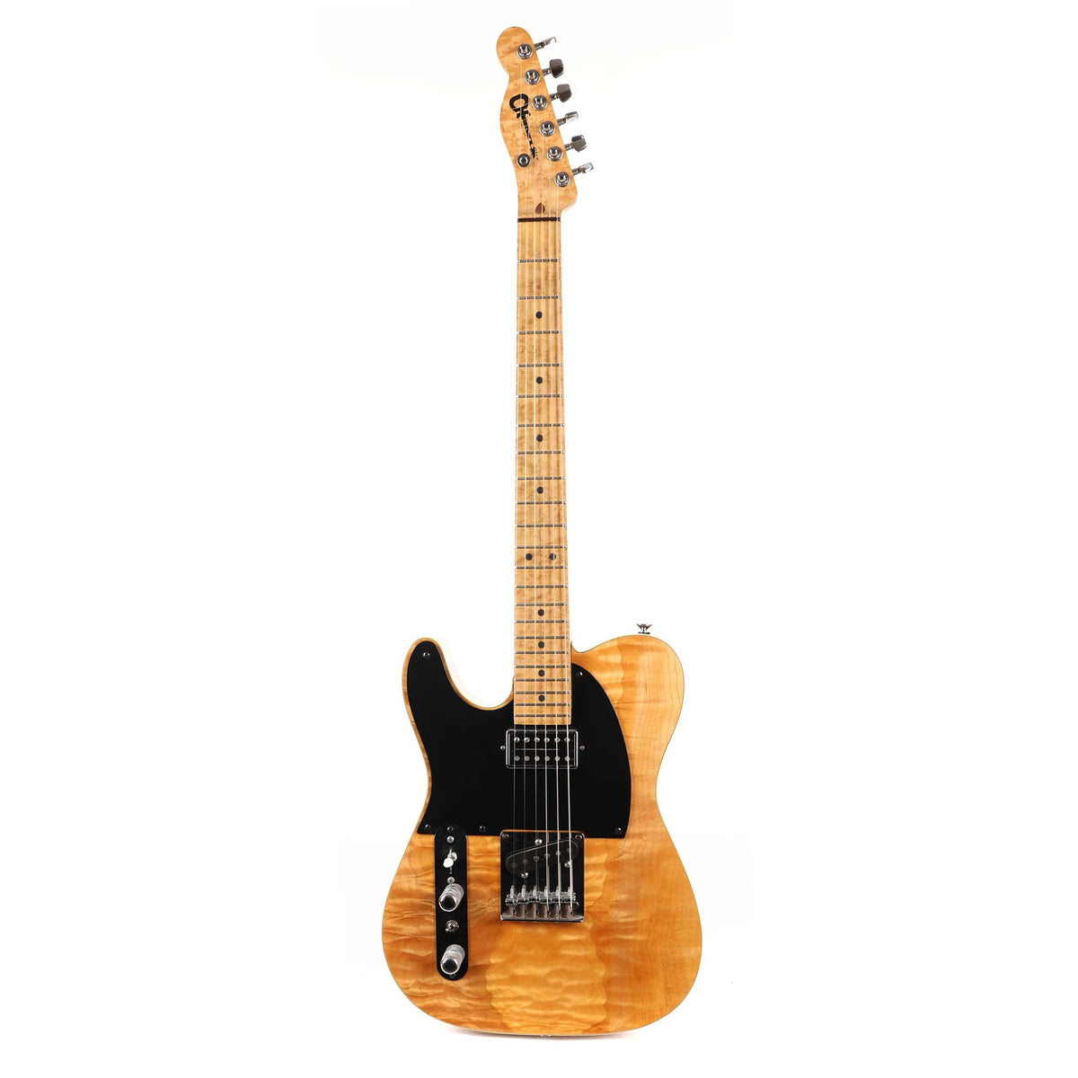 1983 Charvel T-Style Guitar Left-Handed Flame Maple Body — 2