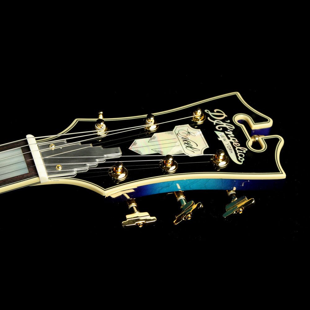 D'Angelico EX-SS Electric Guitar Blue Burst — 4