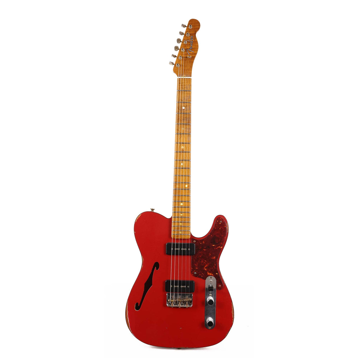Fender Custom Shop Limited P-90 Thinline Telecaster Relic Dakota Red 2020 — 2