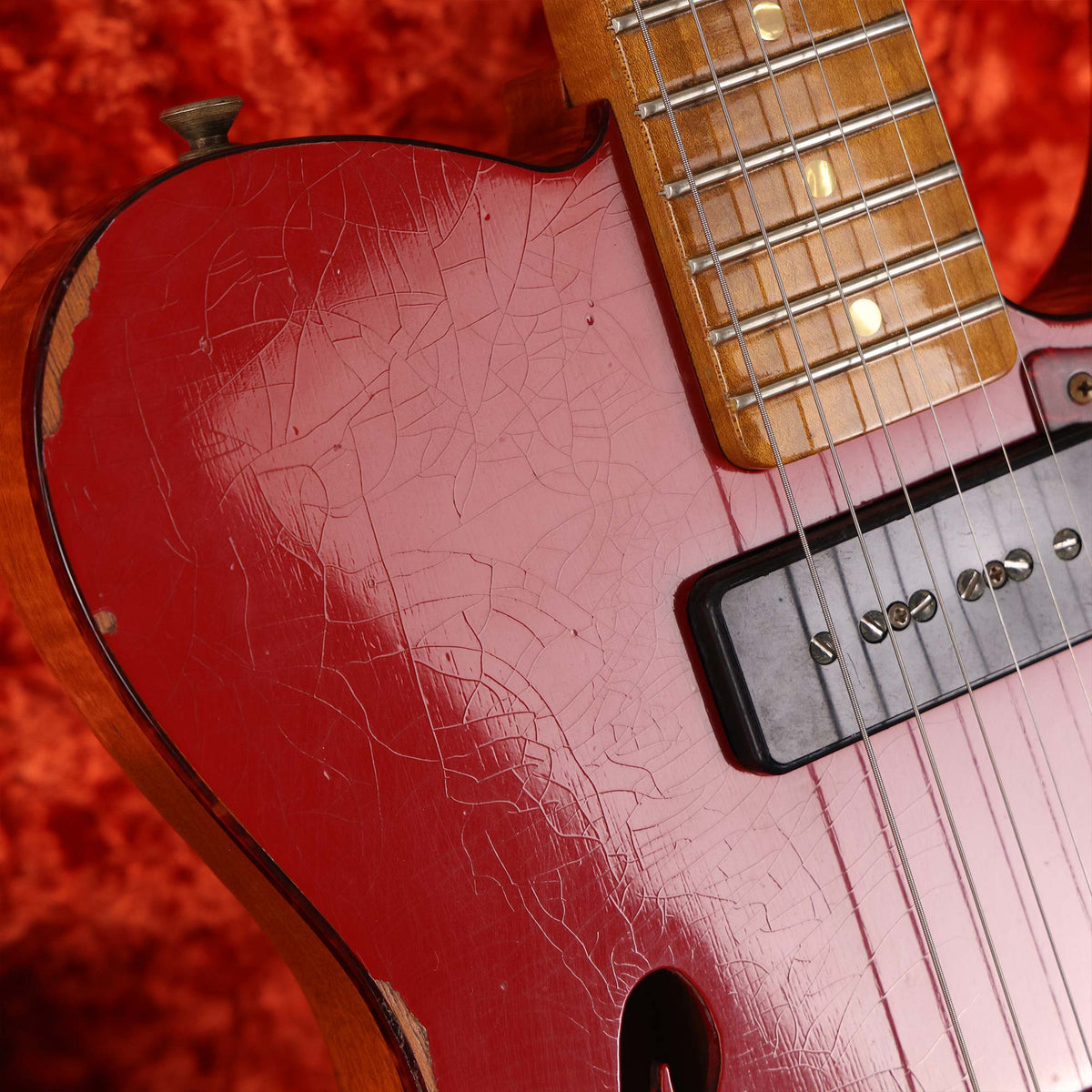 Fender Custom Shop Limited P-90 Thinline Telecaster Relic Dakota Red 2020 — 4