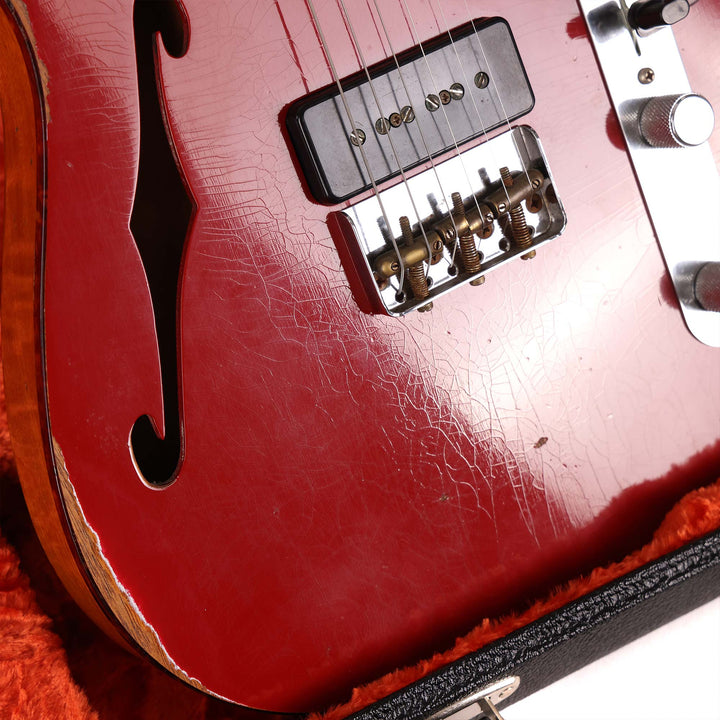 Fender Custom Shop Limited P-90 Thinline Telecaster Relic Dakota Red 2020