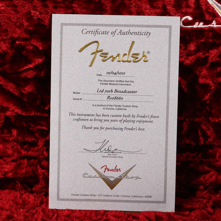 Fender Custom Shop Limited 70th Anniversary Broadcaster Aged Nocaster Blonde Heavy Relic 2021