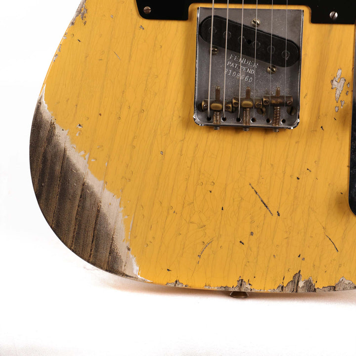 Fender Custom Shop Limited 70th Anniversary Broadcaster Aged Nocaster Blonde Heavy Relic 2021