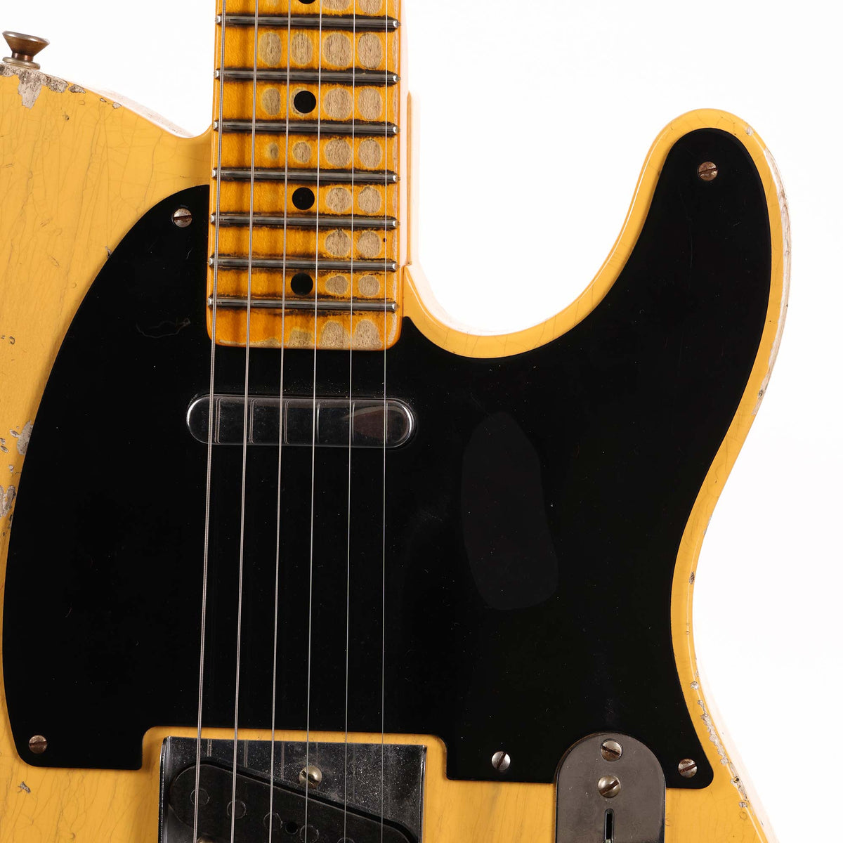 Fender Custom Shop Limited 70th Anniversary Broadcaster Aged Nocaster Blonde Heavy Relic 2021 — 6