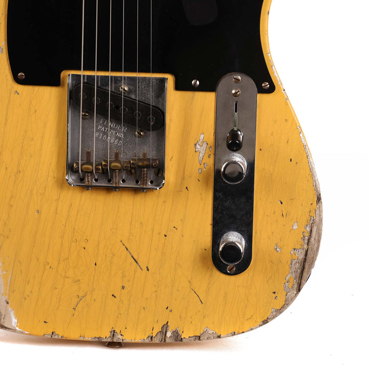 Fender Custom Shop Limited 70th Anniversary Broadcaster Aged Nocaster Blonde Heavy Relic 2021