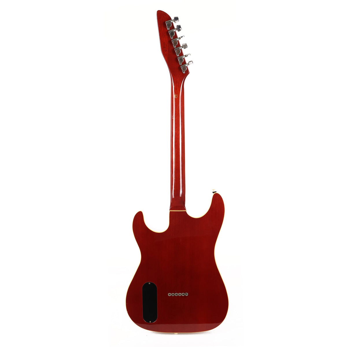 1980's Erlewine Automatic Guitar Cherry Sunburst — 3