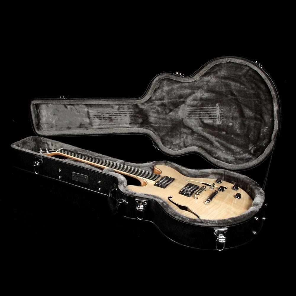 Eastman T185MX-BD Thinline Semi-Hollow Electric Guitar Blonde — 9