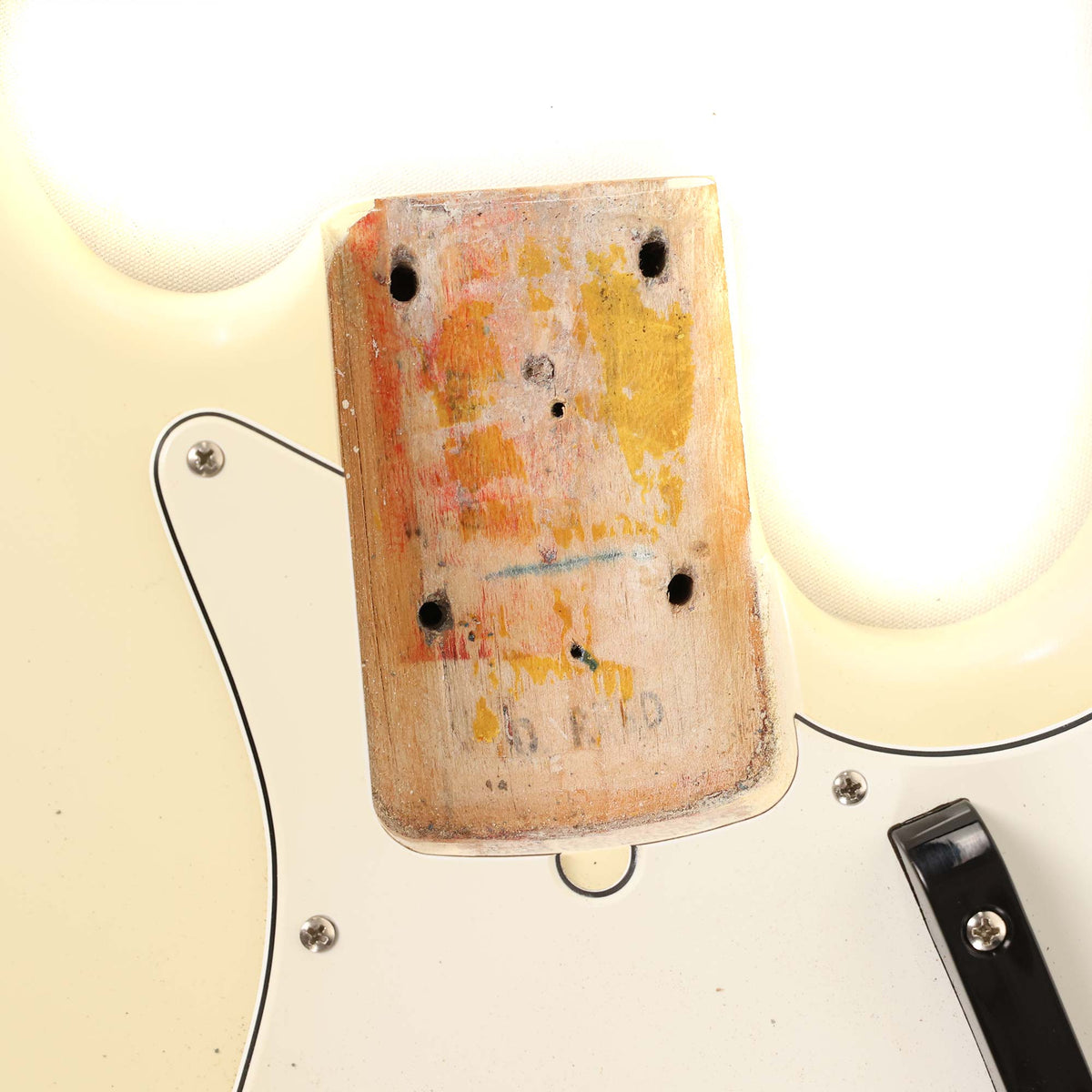 1973 Fender Jazz Bass Olympic White Refin — 6