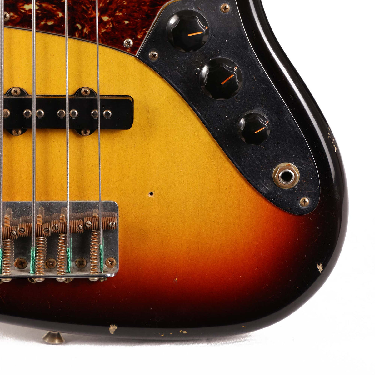 Fender Custom Shop 1964 Jazz Bass Relic 3-Tone Sunburst 2006 — 8