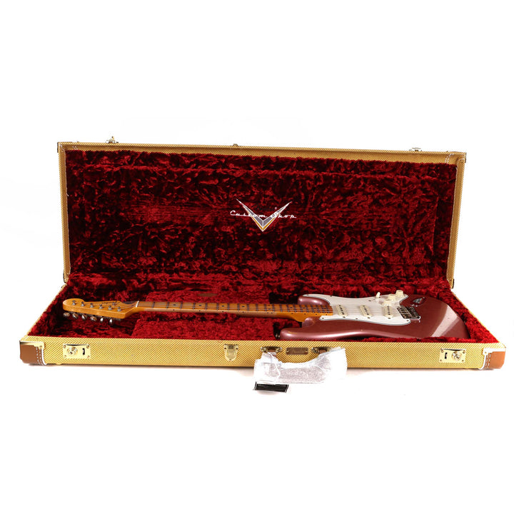 Fender Custom Shop Limited Tomatillo Stratocaster Relic Super Faded Aged Burgundy Mist Metallic 2023