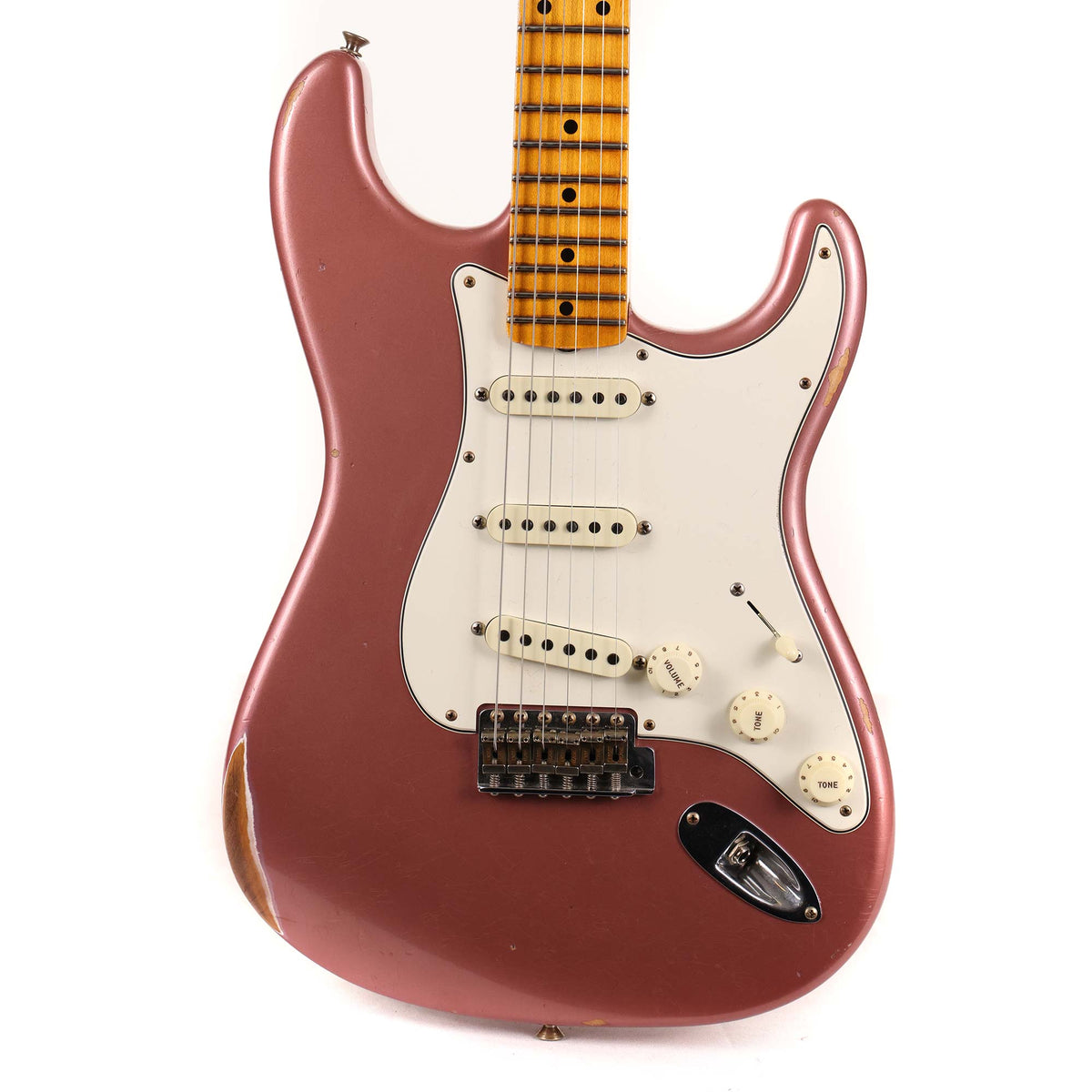 Fender Custom Shop Limited Tomatillo Stratocaster Relic Super Faded Aged Burgundy Mist Metallic 2023 — 1