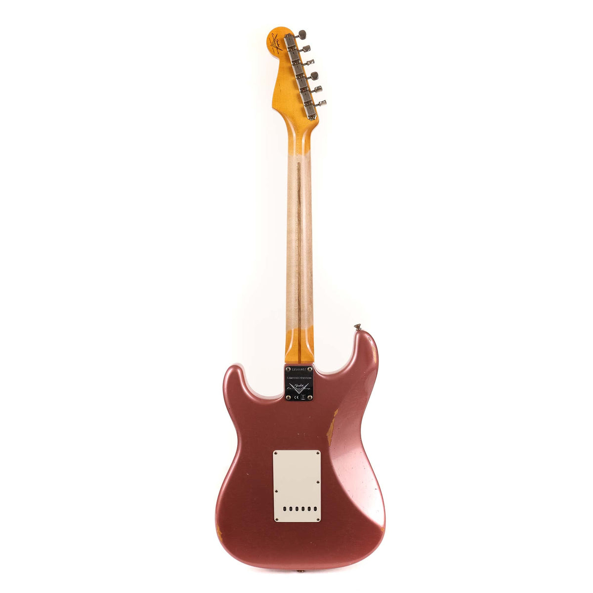 Fender Custom Shop Limited Tomatillo Stratocaster Relic Super Faded Aged Burgundy Mist Metallic 2023 — 3