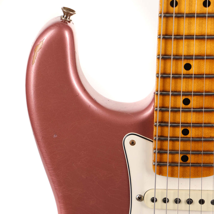 Fender Custom Shop Limited Tomatillo Stratocaster Relic Super Faded Aged Burgundy Mist Metallic 2023